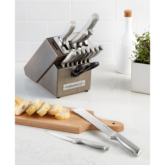 Classic 15-Pc. Self-Sharpening Stainless Steel Cutlery Block Set