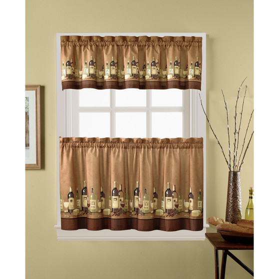 Wines 24" Window Tier & Valance Set