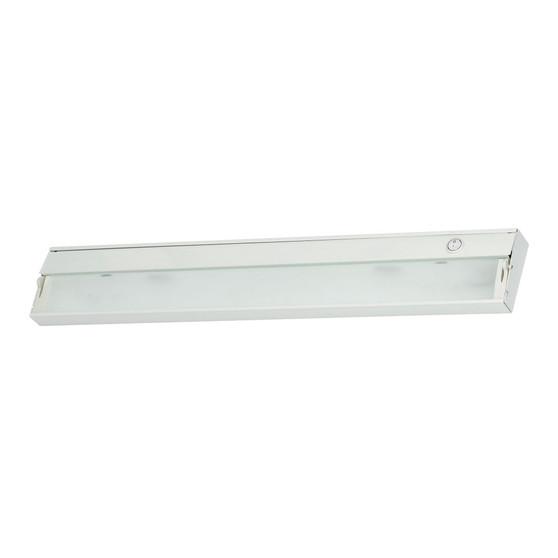 Zee-Lite Xenon 12V - 3 Light, 26" With Lamps. White Finish