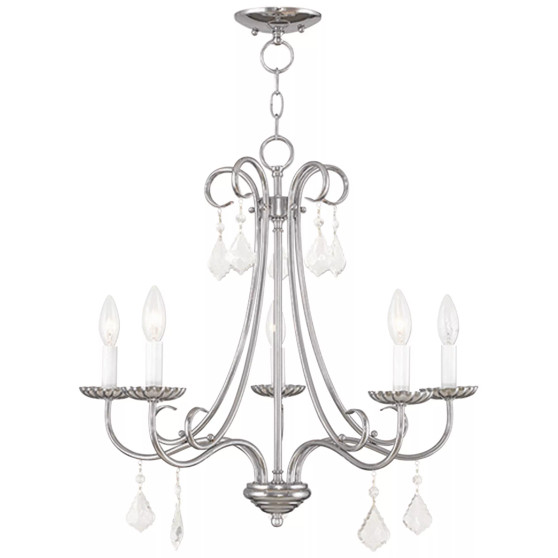 Daphne 5- Light Metal Chandelier