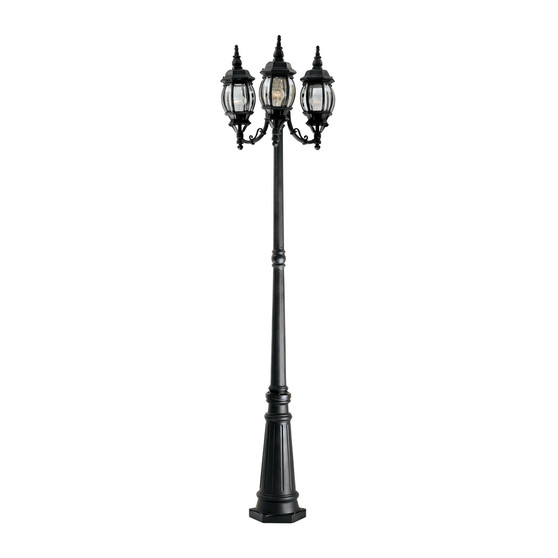 Riviera 3 Head Post Lantern