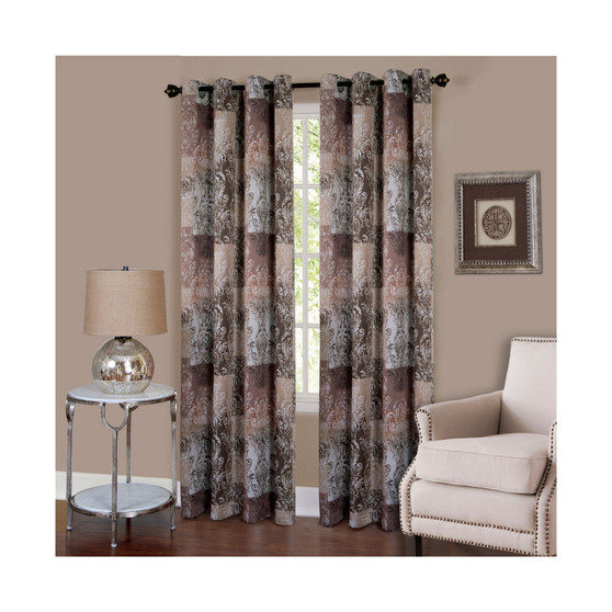 Vogue Grommet Window Curtain Panel, 50x63
