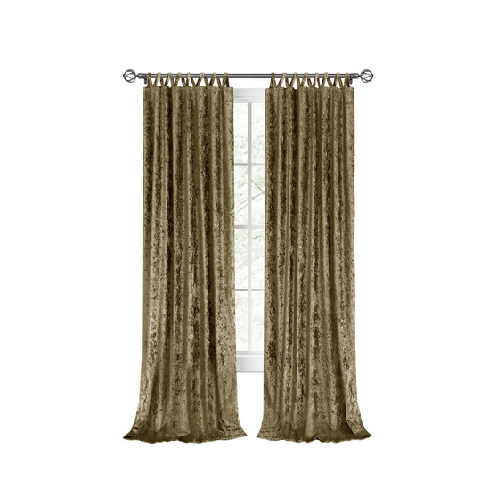 Harper Criss Cross Window Curtain Panel, 50x63