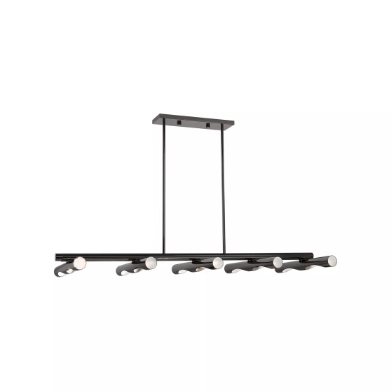 Acra 10 Light Linear Chandelier