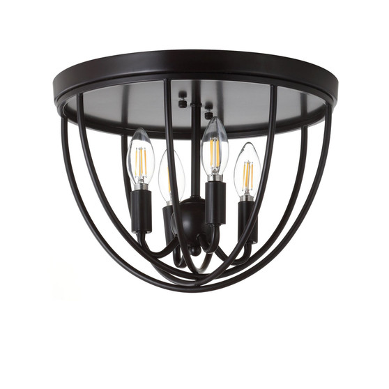 Peter 13.75" Metal LED Flush Mount