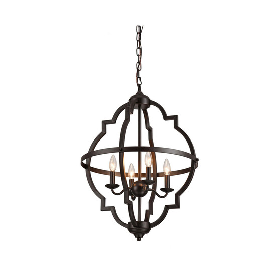 Octavia 20" 4-Light Indoor Pendant Lamp with Light Kit