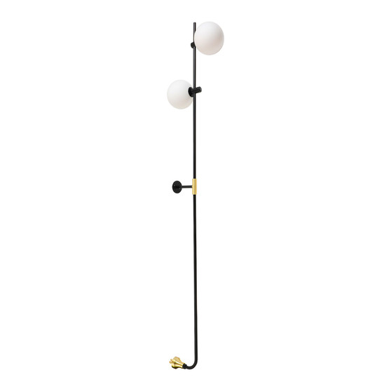 Equinox LED Modern Sconce Lamp with Glass Globe Shades