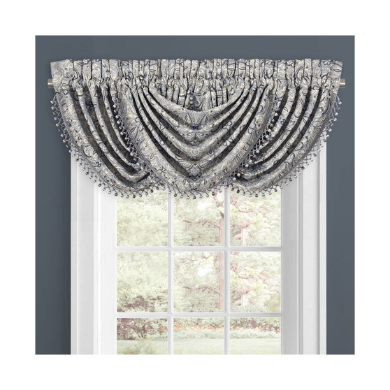 Alexis Waterfall Window Valance, 43" x 33"