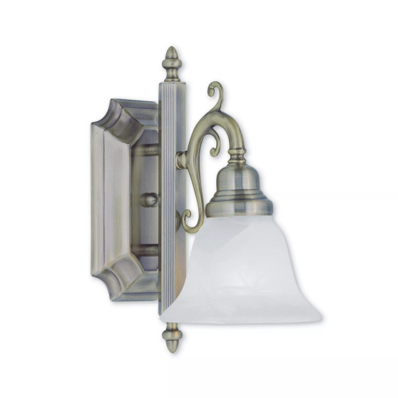 French Regency 1-Light Bath Vanity Fixture