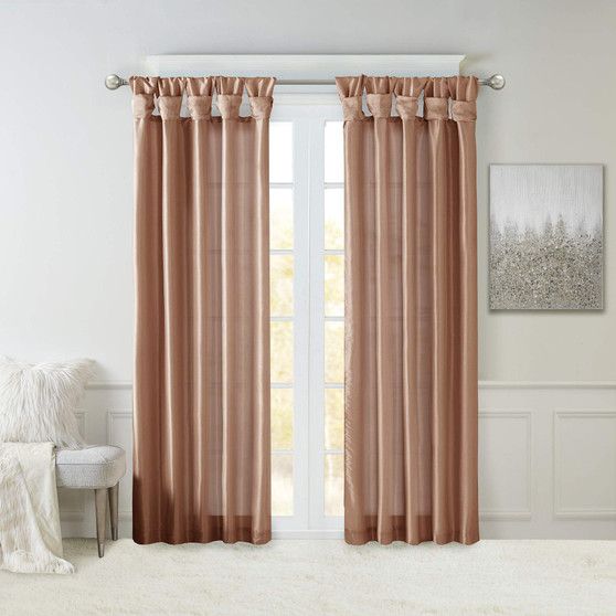 Emilia Window Curtain Spice 84" Panel