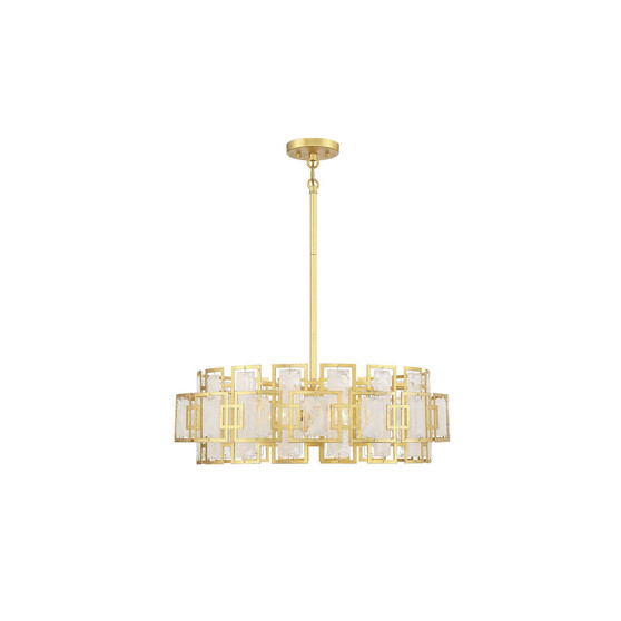 Portia 5-Light Chandelier in True Gold