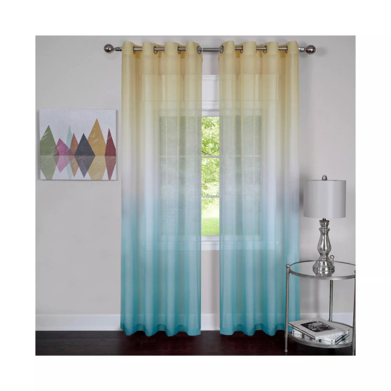Rainbow Single Grommet Window Curtain Panel, 52x63