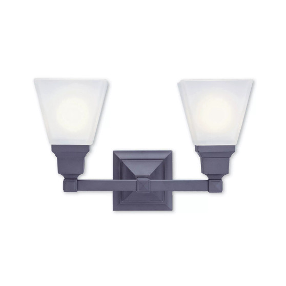 Mission 2-Light Bath Vanity Fixture