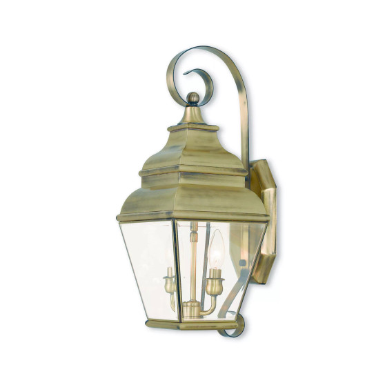Exeter 2-Light Outdoor Wall Lantern