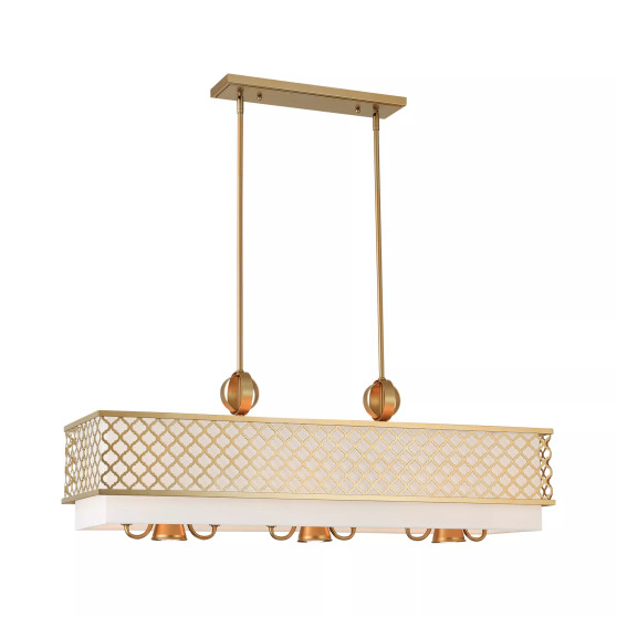 Arabesque 6-Light Linear Chandelier