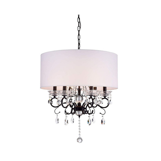 Ninian 25" 6-Light Indoor Chandelier with Light Kit