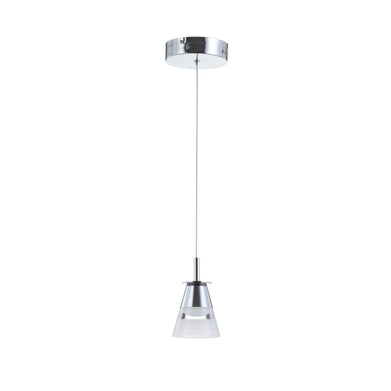 Alain 1-Light Adjustable Metal Integrated LED Pendant