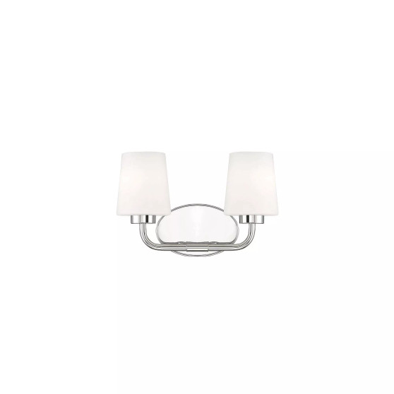 Capra 2-Light Bathroom Vanity Light (15" W x 9"H)