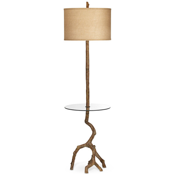 Pacific Coast Beachwood Floor Lamp with Tray Table