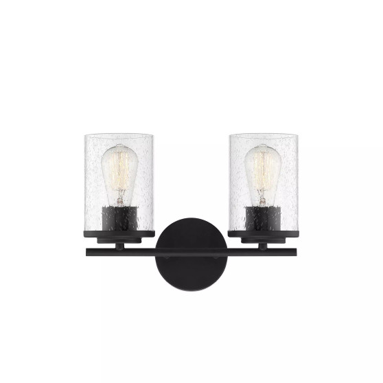 Marshall 2-Light Bathroom Vanity Light (14" W x 10"H)