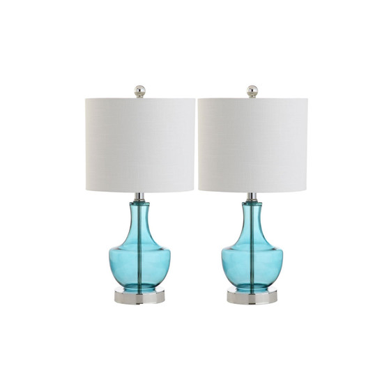 Colette Mini Glass Table Lamp, Set of 2