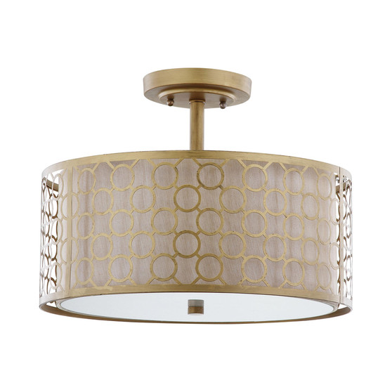 Giotta Gold-Tone Ceiling Lamp