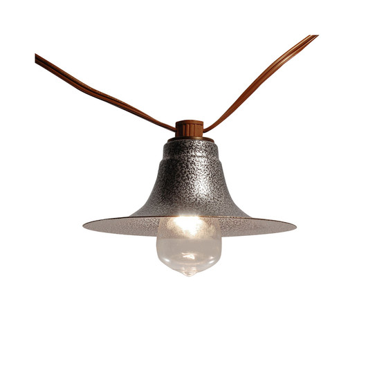 Lumabase 10 Gun Metal Electric Cafe String Lights