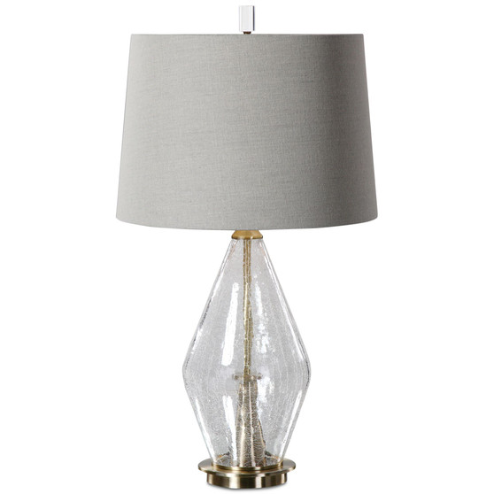 Spezzano Crackled Glass Table Lamp