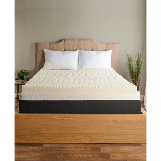 5 Zone 3" Memory Foam Mattress Topper, Twin