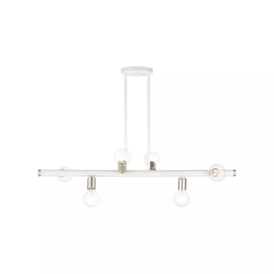 Bannister 6 Lights Linear Chandelier