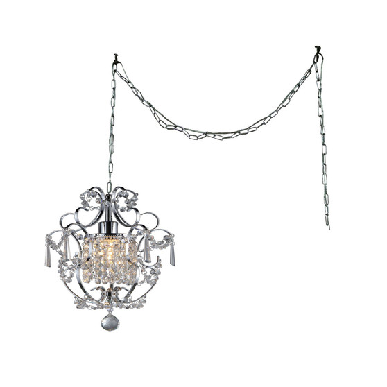 Cynthia 10" 1-Light Indoor Pendant Lamp with Light Kit