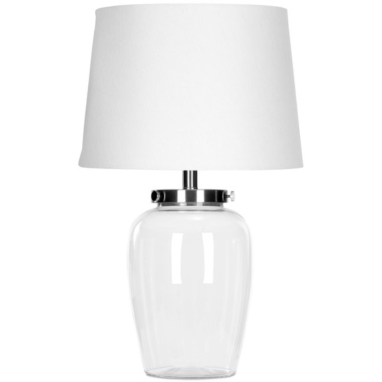 Evan Clear Glass Table Lamp