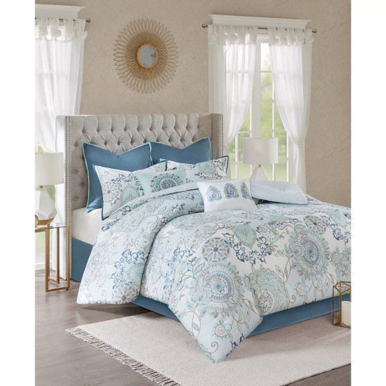 Isla Reversible 8-Pc. Comforter Set, Queen