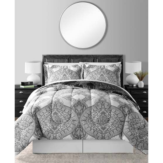 Ogee Damask 8-Pc. Comforter Set