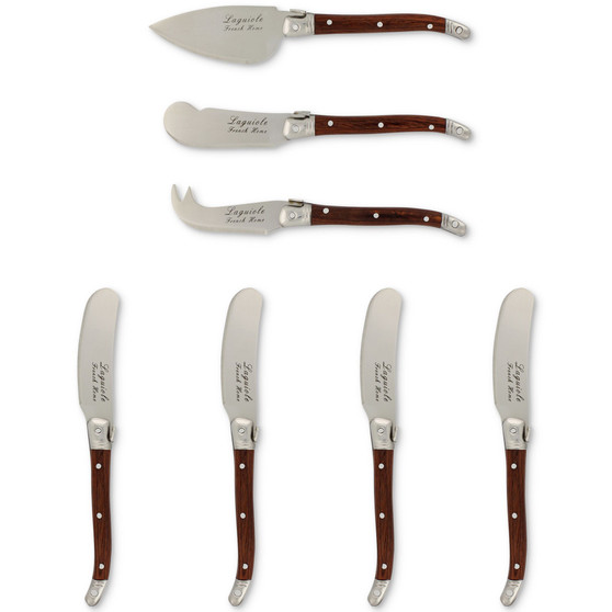 Laguiole 7-Pc. Pakkawood Cheese Set