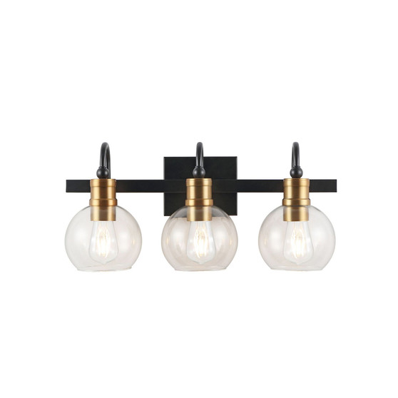 Marais 3-Light Rustic Vintage-Inspired LED Vanity Light