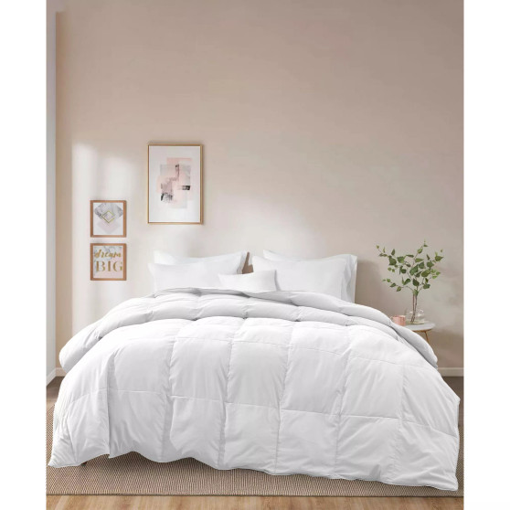 Light Warmth 360 Thread Count Ultra Soft Down and Feather Fiber Comforter Collection