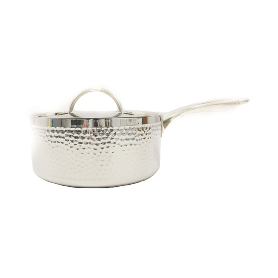 Hammered Tri-Ply 7" Covered Saucepan