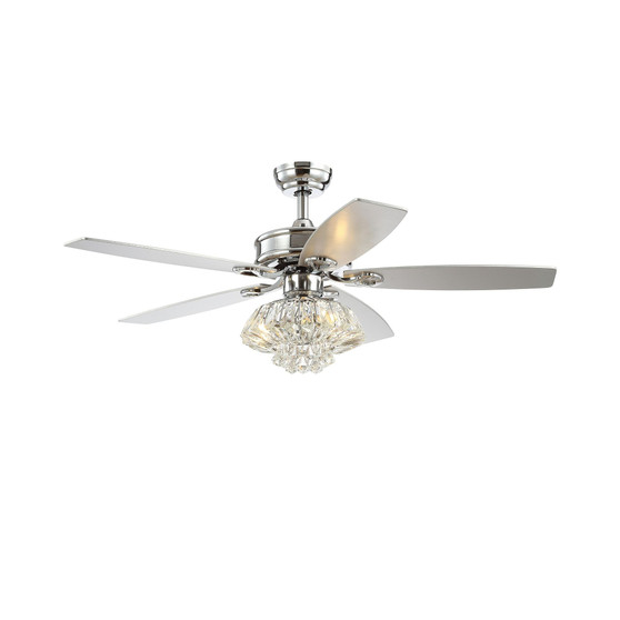 Kate 48" 3-Light Glam Crystal Drum Led Ceiling Fan with Remote