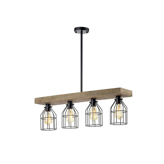 Lourd 7" 4-Light Indoor Chandelier with Light Kit