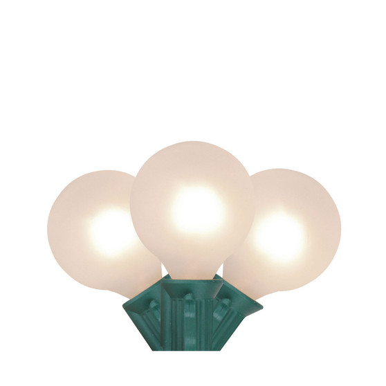 Frosted G Globe Christmas Light Set