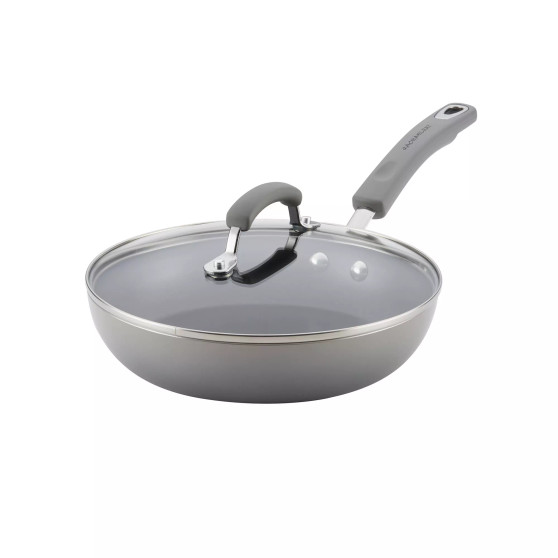 9.5" Non-Stick Deep Skillet & Lid