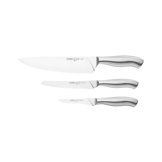 Insignia Steel Guided Grip 3-Pc. Cutlery Set