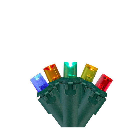 200 Led Wide Angle Christmas Lights With Wire, 49'