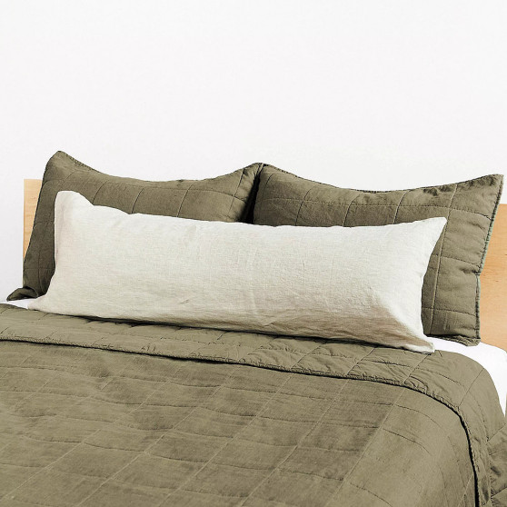 French Linen Box Stitch Quilt - Full/Queen