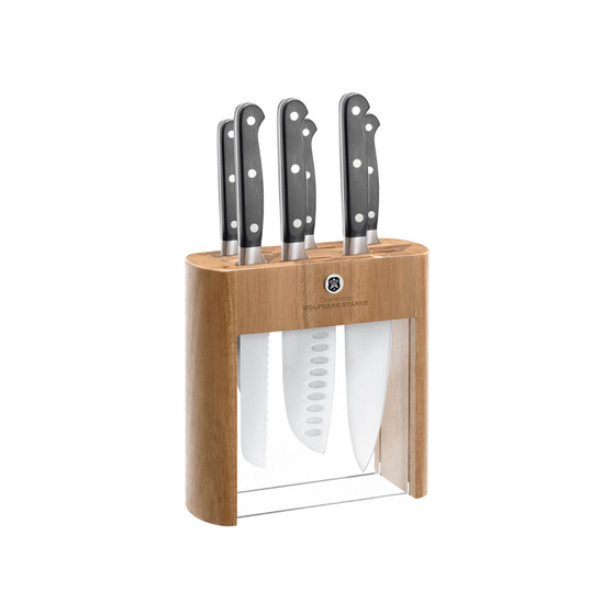 Wolfgang Starke Klar Knife Block Set, 7 Piece