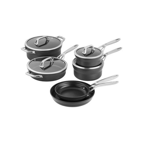 Zwilling Motion Aluminum Hard Anodized Nonstick 10-Pc. Cookware Set