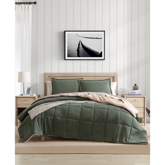 Beckett Micro Faux-suede to Sherpa Reverse 2-Pc. Comforter Set, Twin