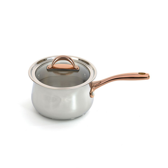 Ouro Saucepan with Glass Lid, 6.25"