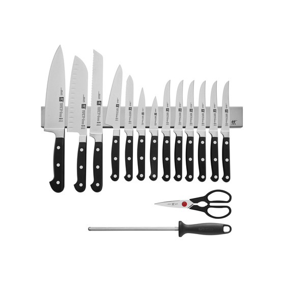 Professional S 16 Piece Set with 17.5" Magnetic Knife Bar